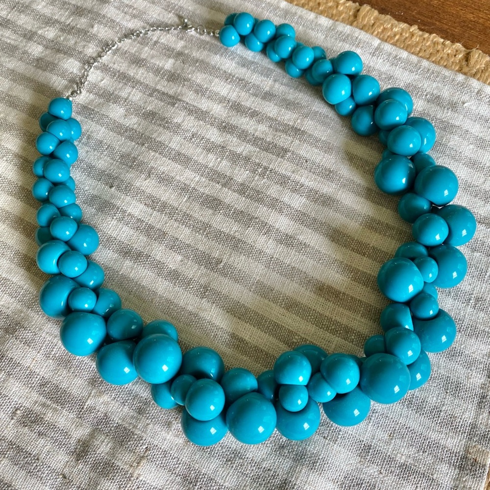 Turquoise Bobble Necklace - 22”